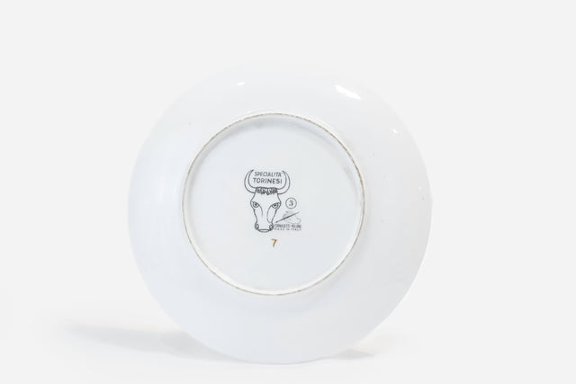 'Agnolotti al tartufo' decorative plate, circa 1950