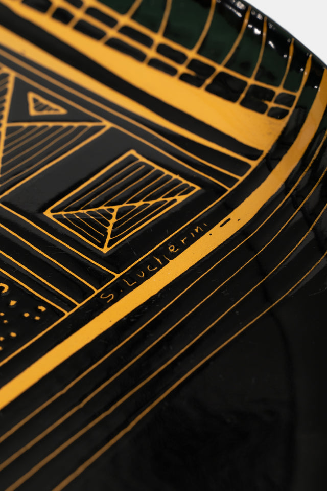 Bar cart with removable trays, circa 1950s