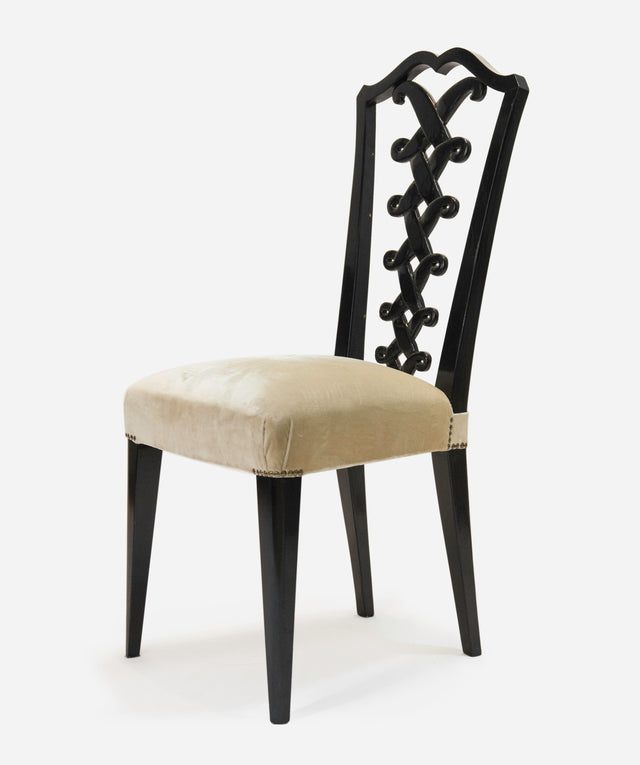 Black chair, circa 1930