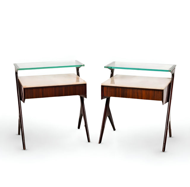 Pair of Mid-Century bedside tables, circa 1950