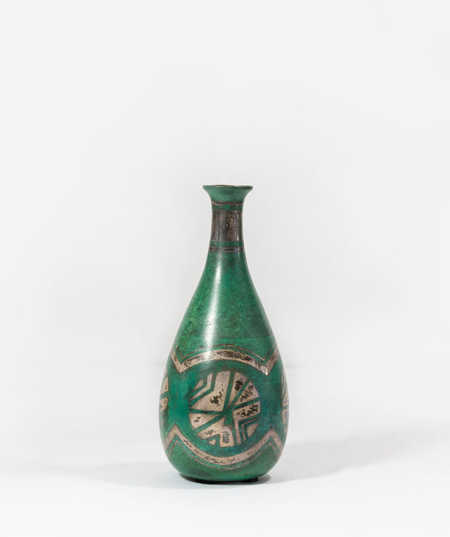 Dinanderie vase, circa 1930s