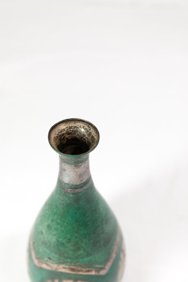 Dinanderie vase, circa 1930s