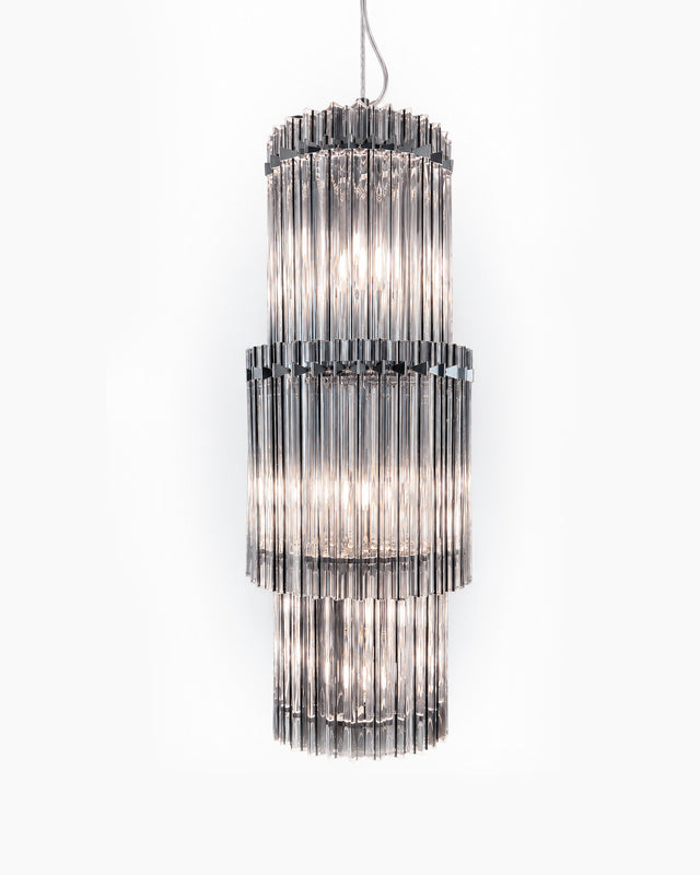 Alberto Dona', Rare ‘Triedri’ chandelier, circa 1990s.