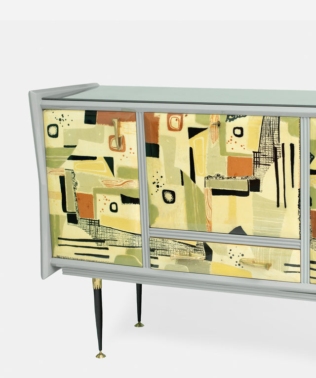 'Harlequin' Bar Cabinet, circa 1950s