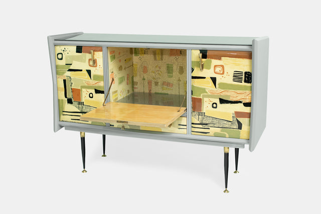 'Harlequin' Bar Cabinet, circa 1950s