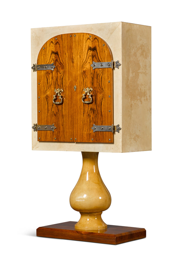 Illuminated drinks cabinet, circa 1950