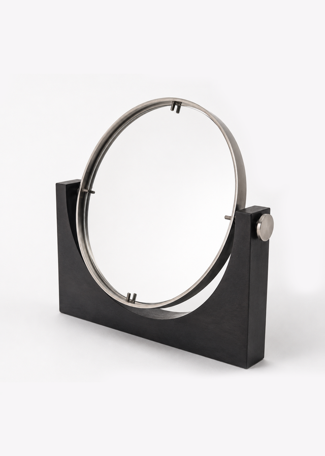Double-Sided Vanity Desk Mirror, circa 1980