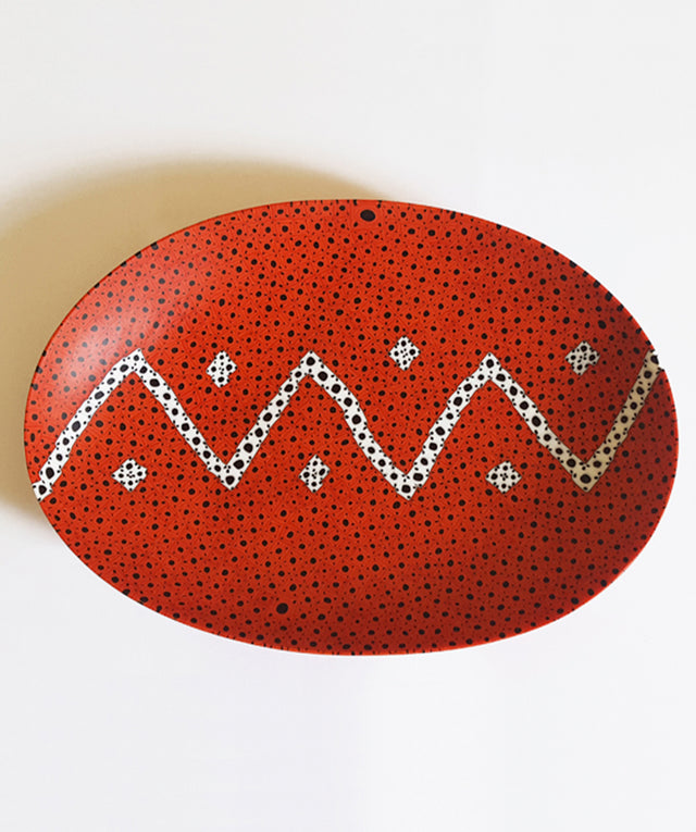 'Maori Uno' prototype decorative plate, 2018