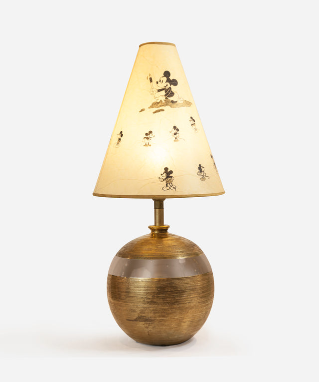 'Mickey Mouse’ table lamp, circa 1950