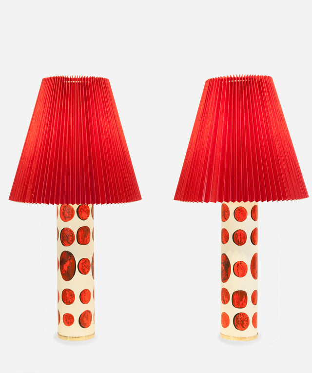 Pair of 'Cammei' table lamps, circa 1950