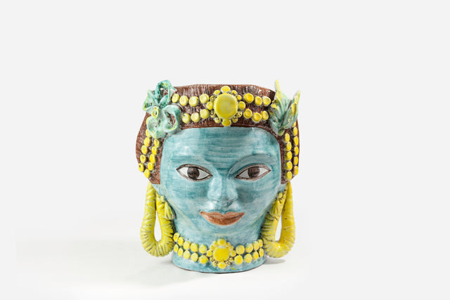 Pair of Sicilian heads, circa 1950