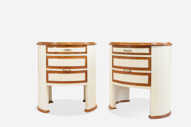 Pair of bedside tables, circa 1930