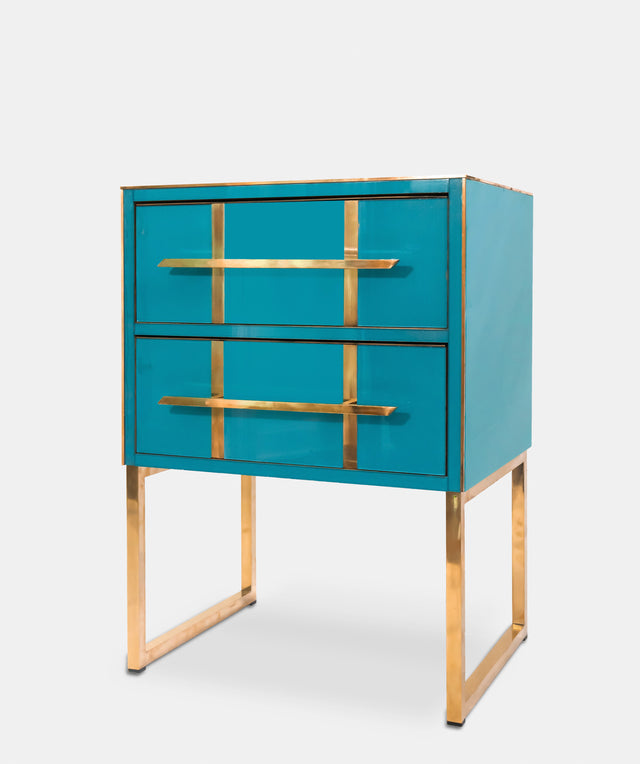 Pair of bedside tables, circa 1990s