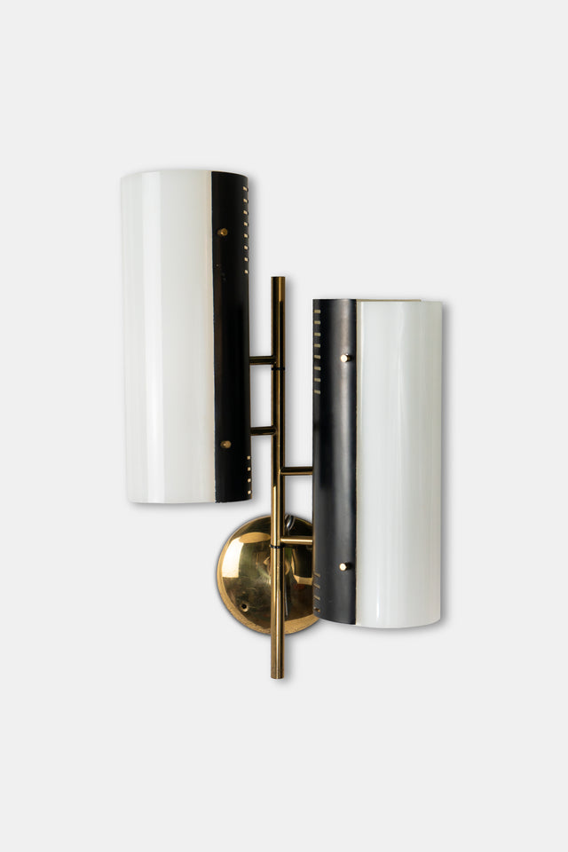 Pair of conical wall lights, circa 1955