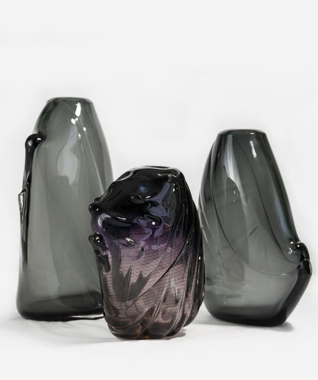 Pair of fish vases, circa 1980