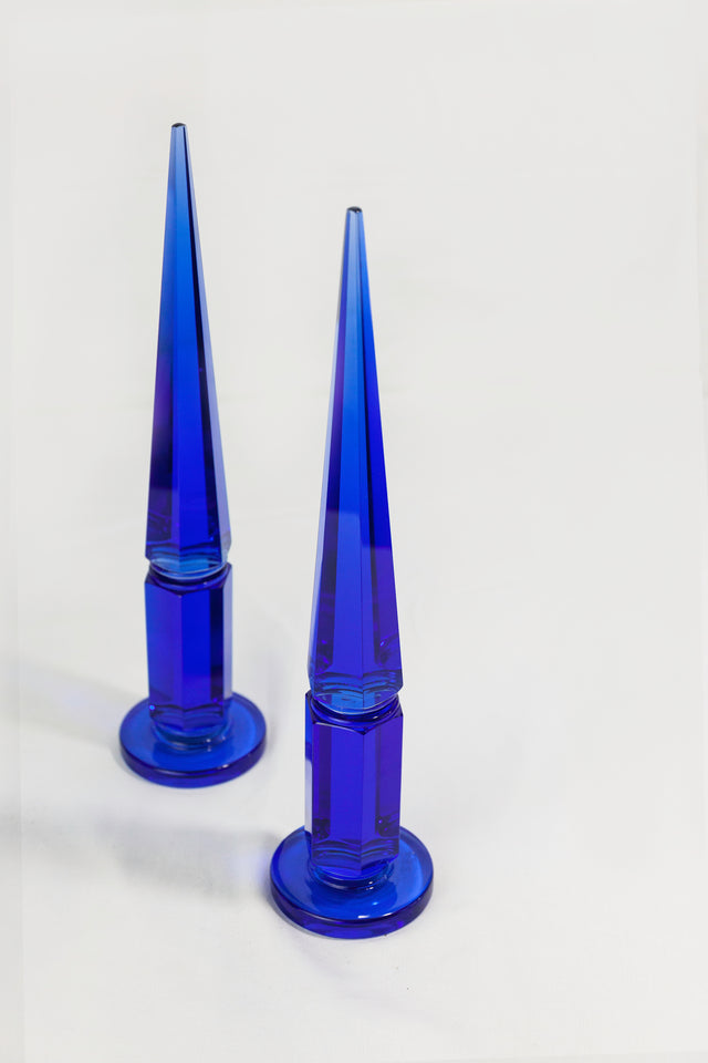 Pair of rare obelisks, model no. 4261, circa 1952
