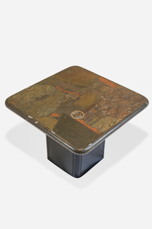 Pair of sculptural tables, circa 1989