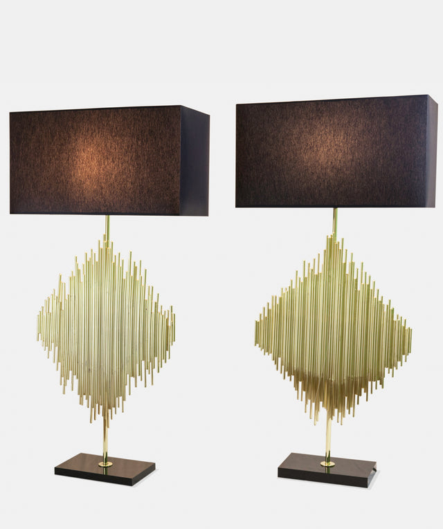 Pair of table lamps, circa 1970