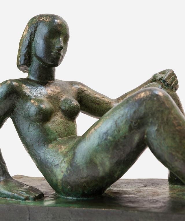 Reclining woman sculpture, circa 1930