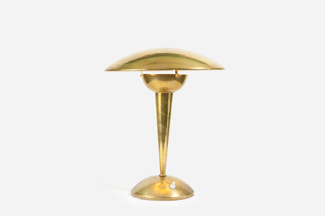 Round desk lamp, circa 1940