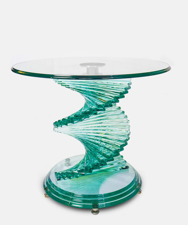 Spiral side table, circa 1990s
