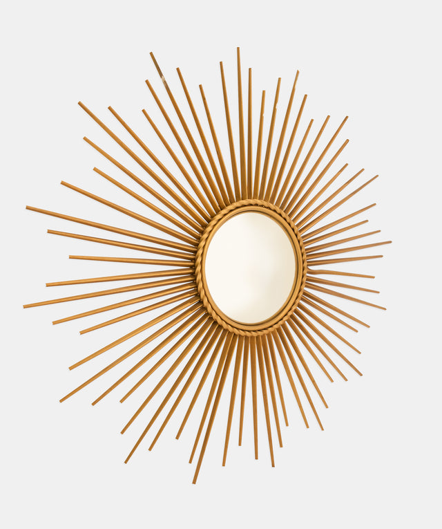 Sun 'wind chime' mirror, circa 1940