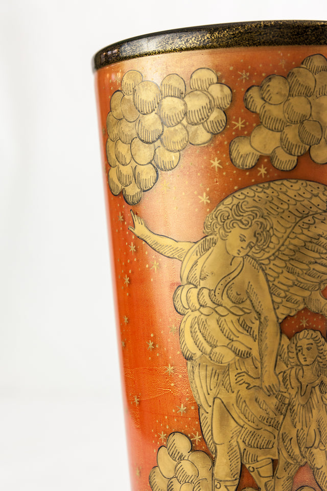 Tall decorative vase, circa 1940