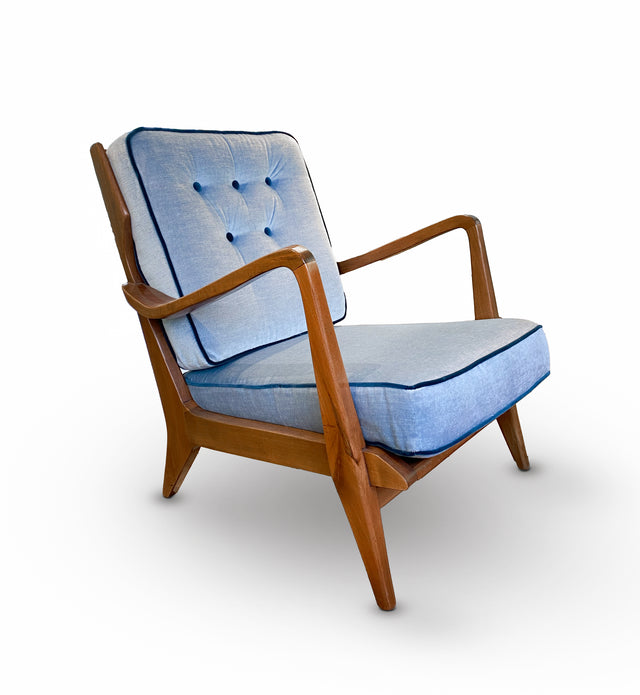 A pair of armchairs, model no. 516, circa 1950s