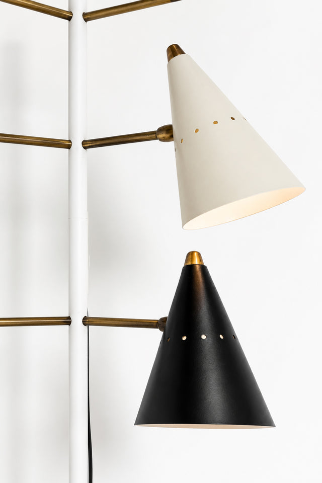Rare pair of sculptural wall lights