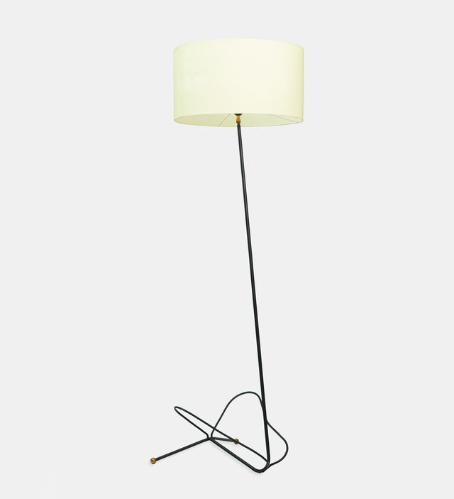 Floor lamp with magazine rack, circa 1950s