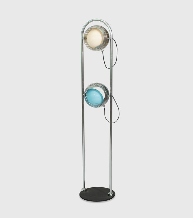 Azure Eyeball Floor Lamp, circa 1970s