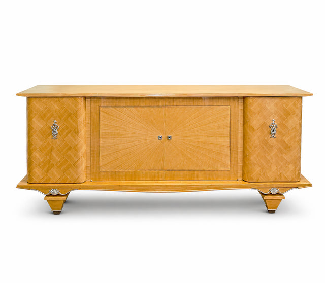 Art Deco Maple Sideboard in the manner of Andre Arbus, France, 1930