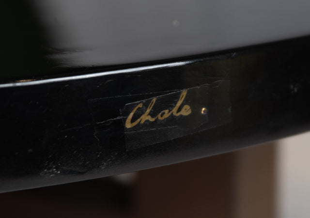 Coffee Table with Fossil Wood Inlay, France 1970