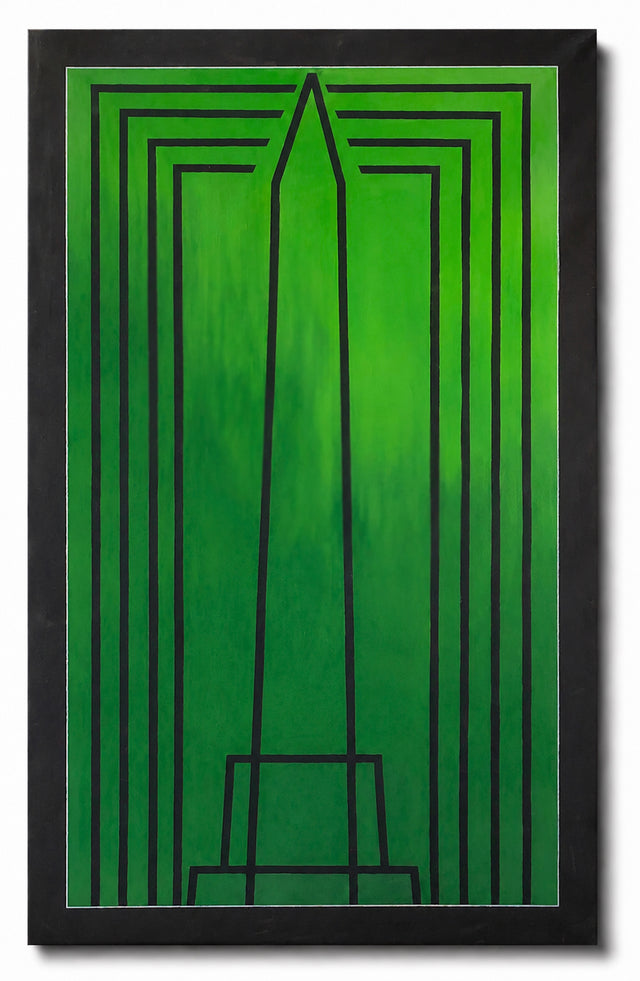 Franco Angeli (Italy, 1935-1988) Lavagna. Mixed media on canvas.