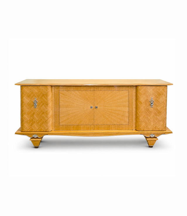Art Deco Maple Sideboard in the manner of Andre Arbus, France, 1930