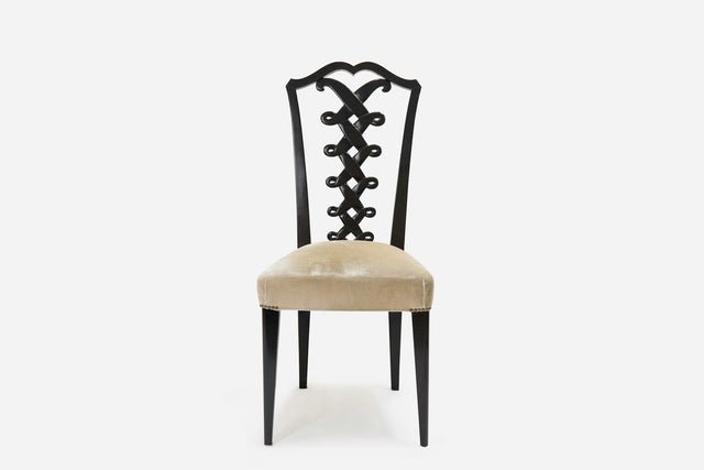 Black chair, circa 1930