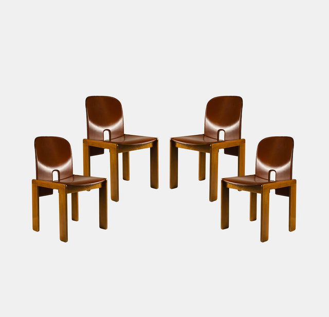 Set of Chairs “Model 121” by Afra &amp; Tobia Scarpa for Cassina (Italy, 1967)