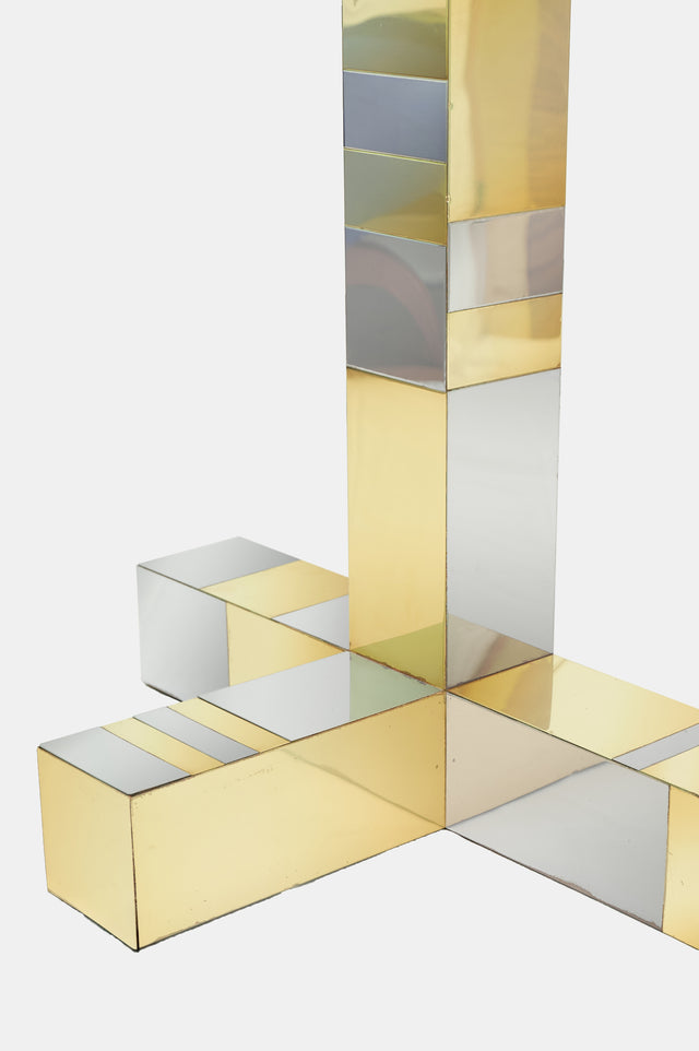 Cityscape floor lamp, model no. PE-4010, from the PE200 series, circa 1975