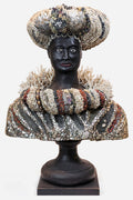 Dark-skinned woman head, early 20th Century