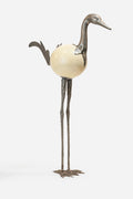 Decorative ostrich sculpture, circa 1960