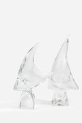 Fish and Sail decorative glasses, circa 1960