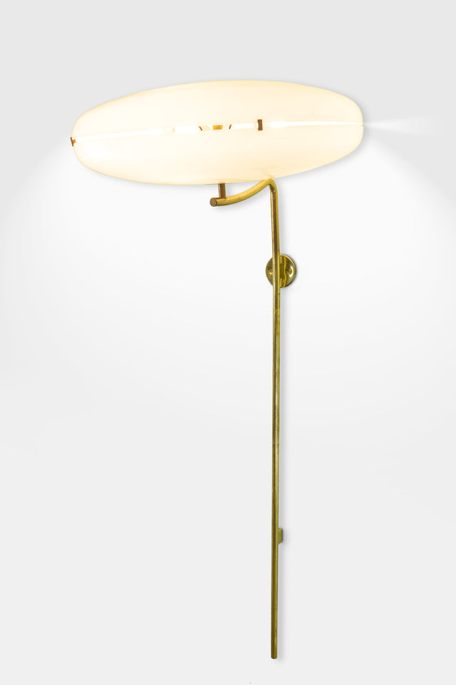 Pair of sculptural wall lights, model no. 206, 1955