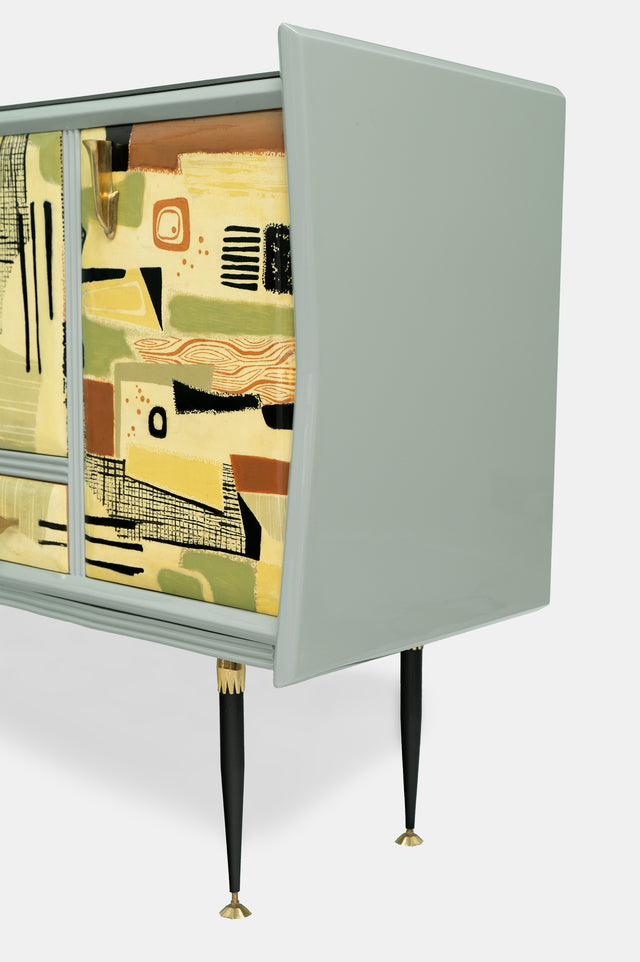 'Harlequin' Bar Cabinet, circa 1950s