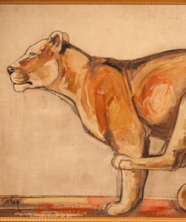 Lioness, circa 1940