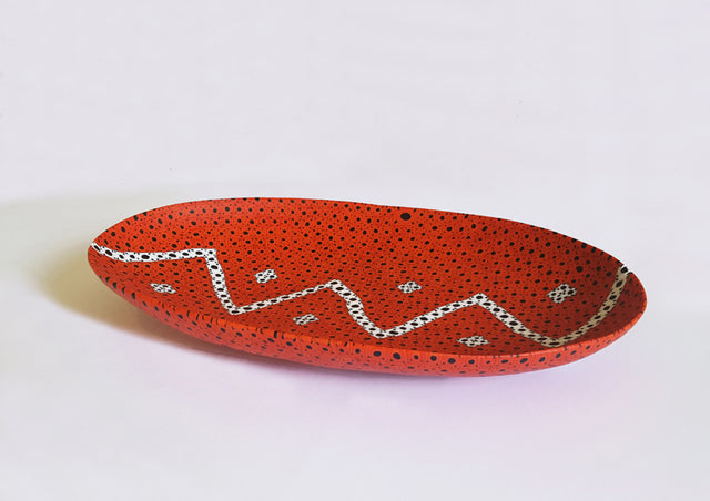 'Maori Uno' prototype decorative plate, 2018