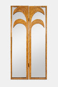 Mirrored two-fold decorative screen, circa 1970s