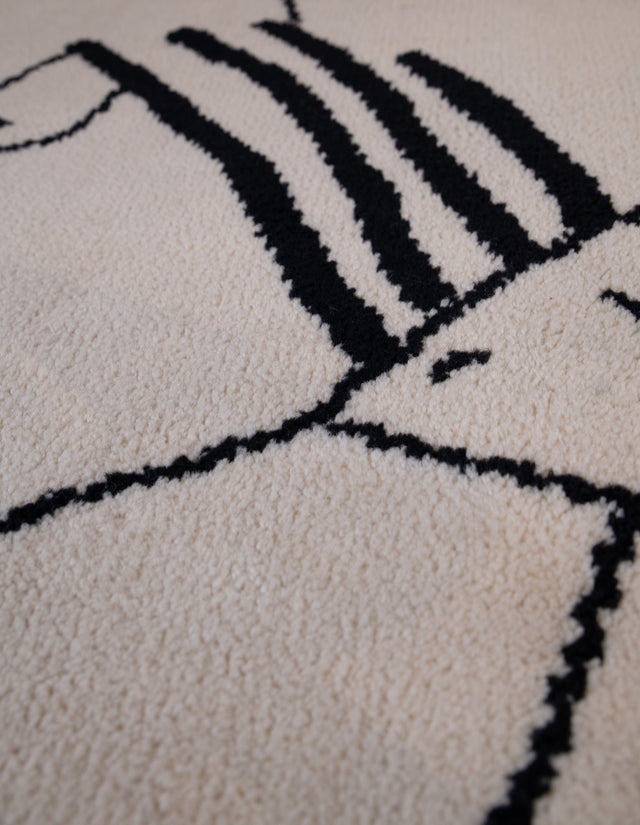 Limited Edition Abstract Wool Rug by Moscovino, No. 58/250
