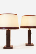 Pair of ‘Hermès Paris’ table lamps, circa 1950.