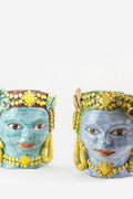 Pair of Sicilian heads, circa 1950