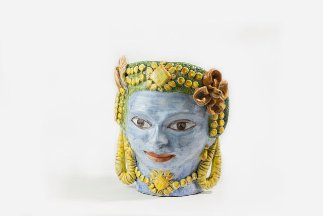 Pair of Sicilian heads, circa 1950